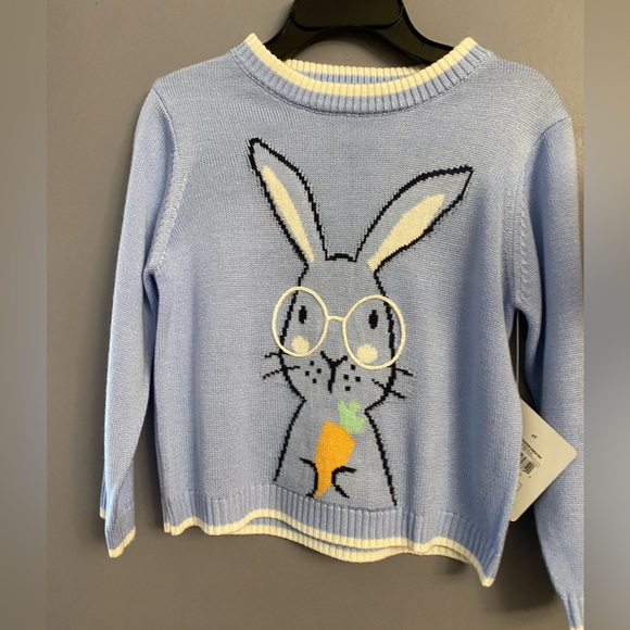 Other - New! Kids Blue Bunny Lightweight Sweater Size 2T